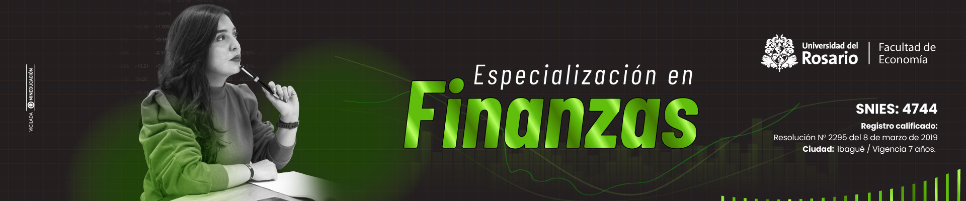 Imagen de cabecera para la especialización en Finanzas de la Universidad de Ibagué