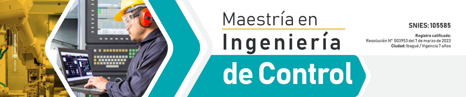 Imagen de cabecera para la maestría en Ingeniería de Control de Universidad de Ibagué